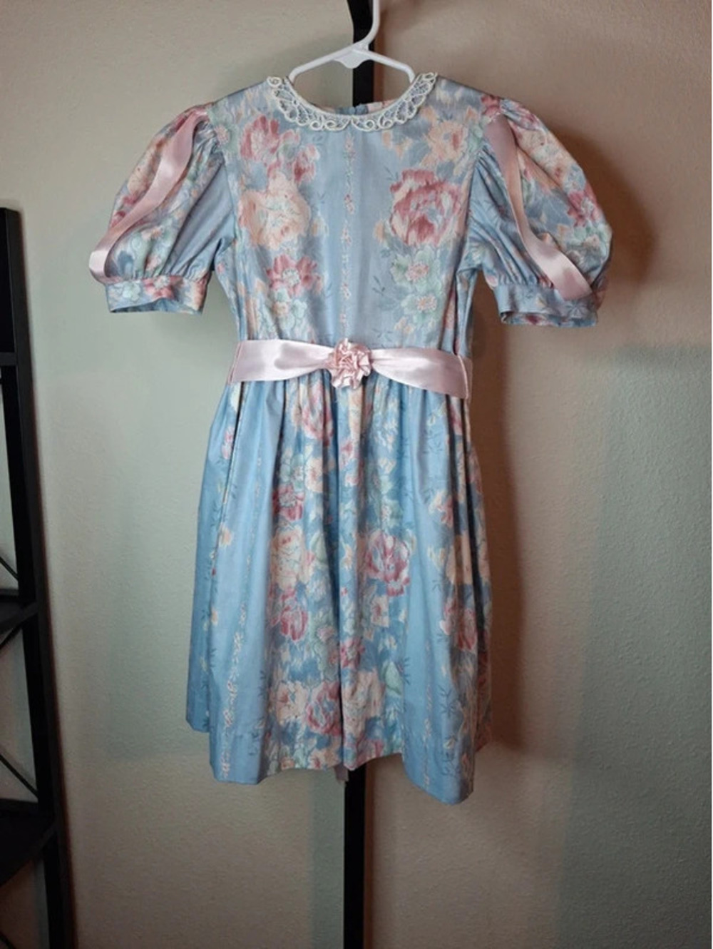 Vtg Ruth of Carolina Girls Floral Dress size 6
